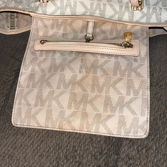 MK Canvas Mono Large Tote - Picture 6 of 10